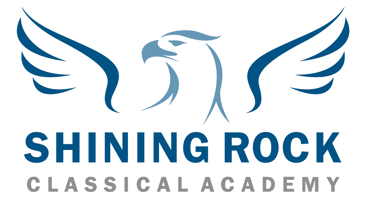 Shining Rock Classical Academy Falcon Sticker.