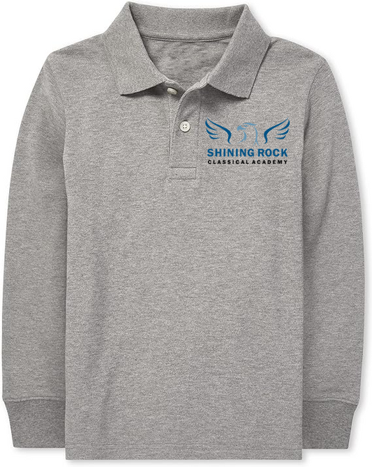 Shining Rock Classical Academy School Uniform Long Sleeve Polo Shirts